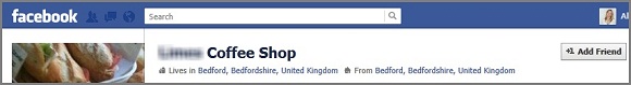 Facebook profile used by a business Facebook profile used by a business