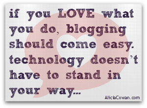 blogging comes easy quote